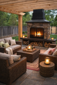 9 Best Outdoor Fireplace​ Design Ideas