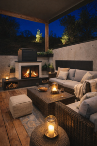9 Best Outdoor Fireplace​ Design Ideas